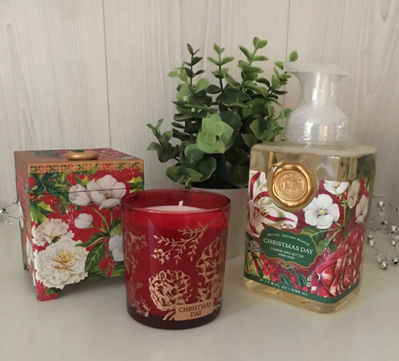 Juleduftlys, Christmas Day, fra Michel Design Works.