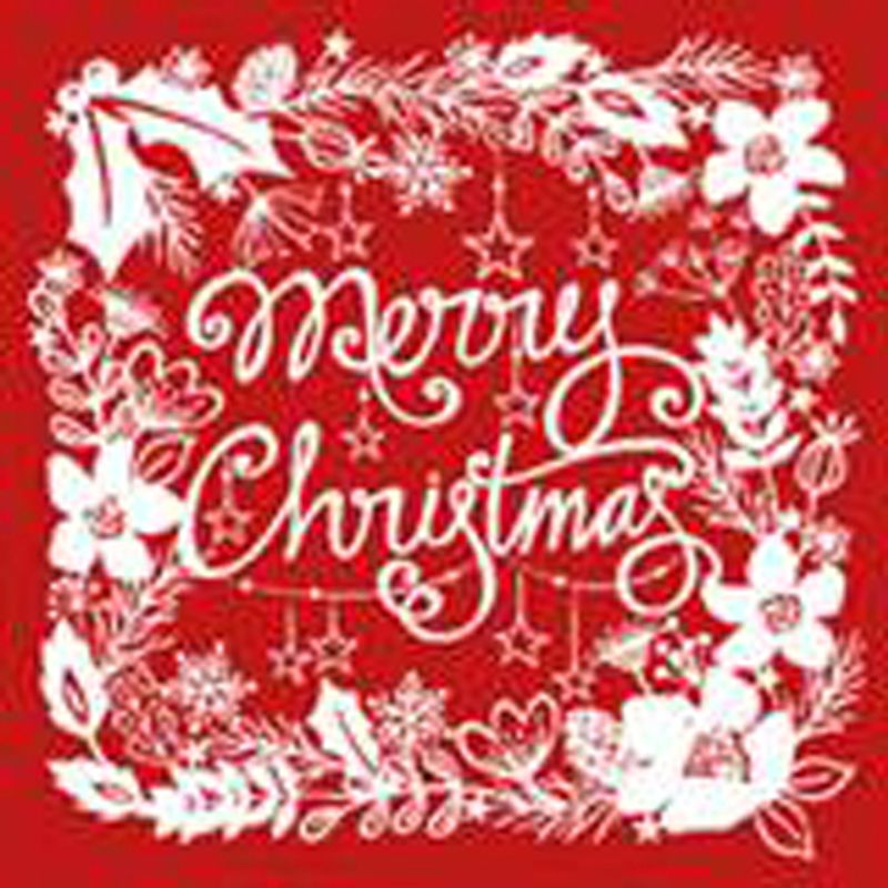 Lunsj serviett, Merry Christmas.