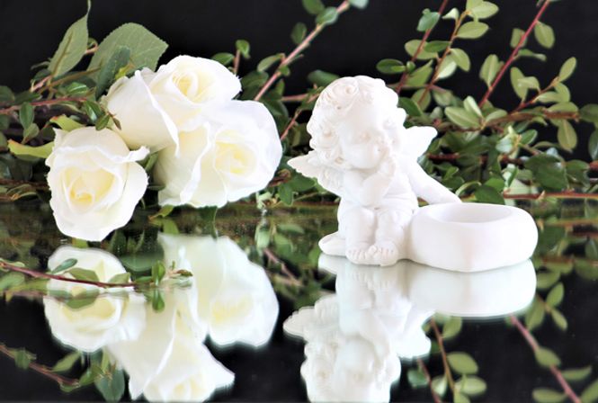 Hovedbilde Englefigur, med hjerte for ...