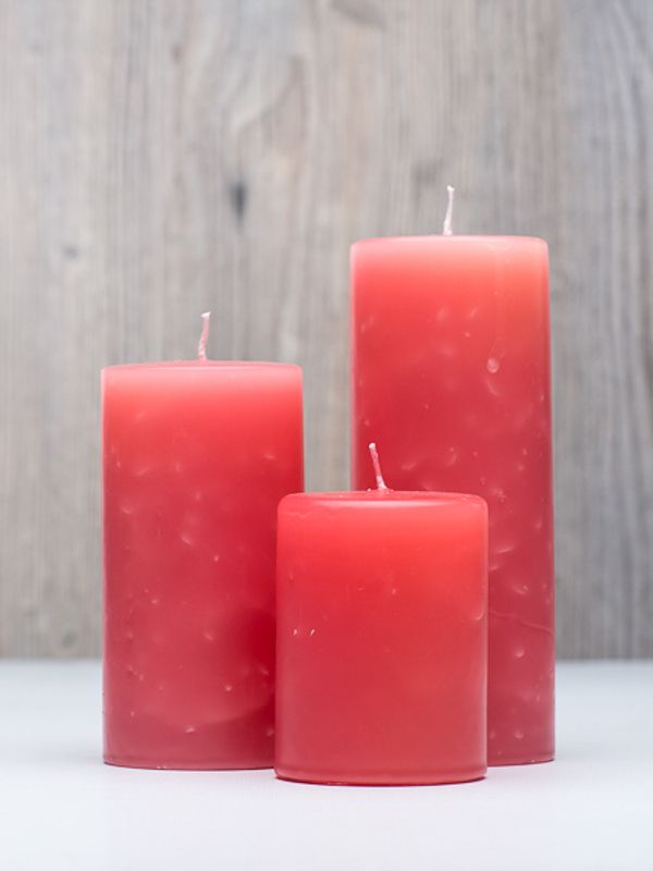 Kubbelys, lite rosa krystall, fra Kloster Design.
