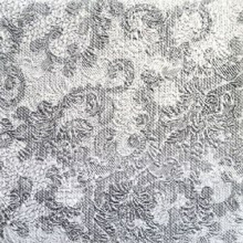 Lunsj serviett Elegance Lace Silver