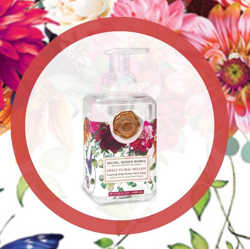 Skumsåpe, Sweet Floral Melody, fra Michel Design Works.