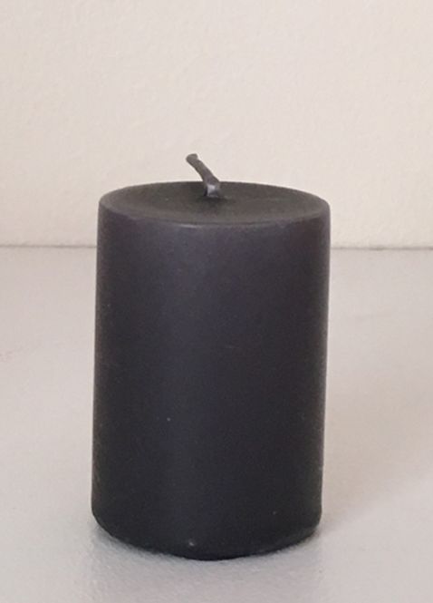Hovedbilde Kubbelys mørk grå  4 x 6 cm, ...