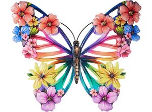 Hovedbilde Sommerfugl, i metall, med ...