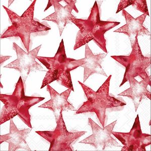 Hovedbilde Lunsj serviett, R&oslash;de ...